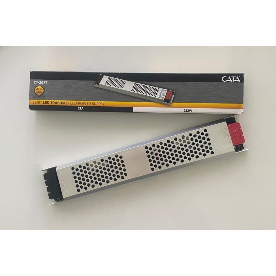 LED TRAFOSU 12V 21A 252W CATA