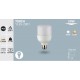 20W Led Torch Ampul Beyaz Noas