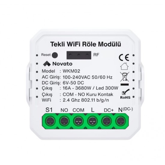 WiFi AC DC Kuru Kontak Röle