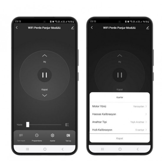 WiFi Perde Panjur Motor Rölesi